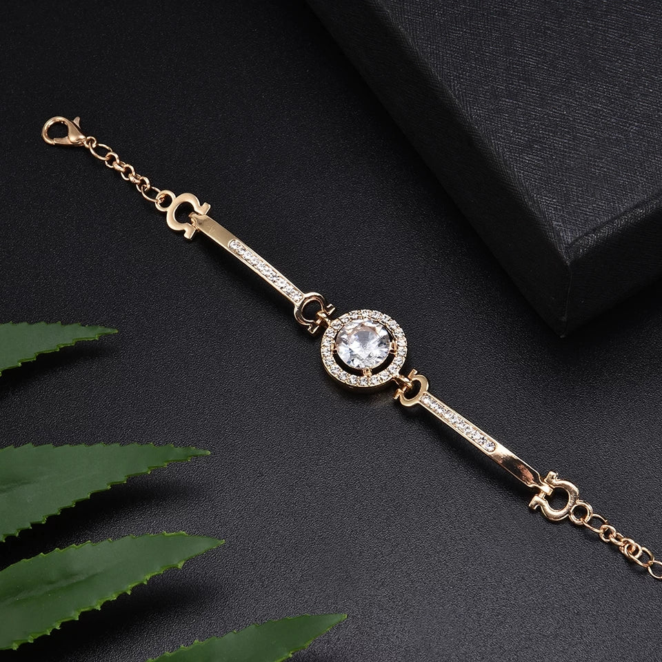 UNI-11303 - Round Diamond Bangle - Bracelet