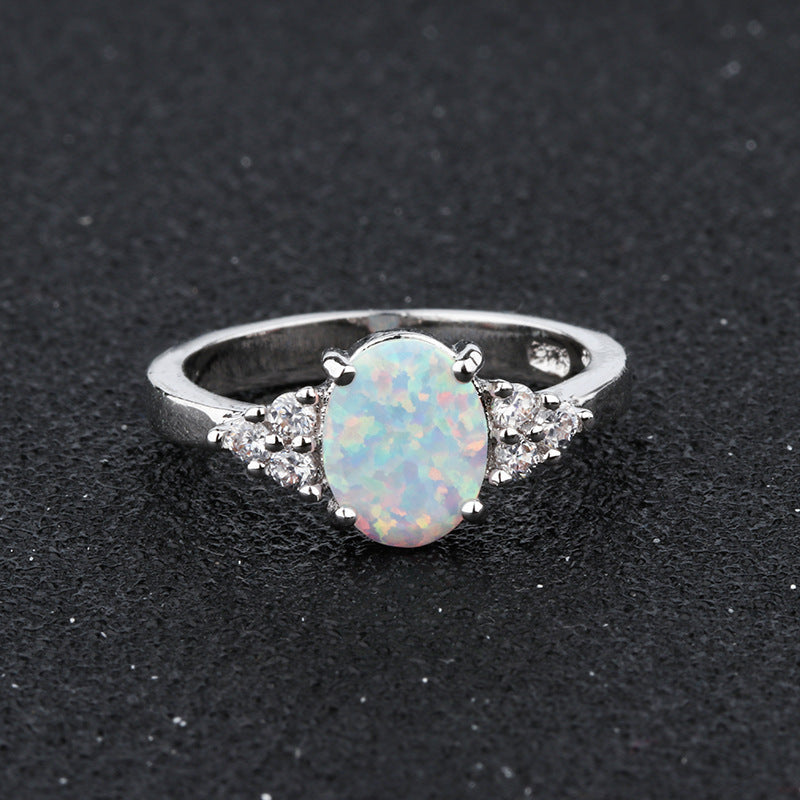 UNI-11922 - Natural Stone Diamonds Silver - Ring