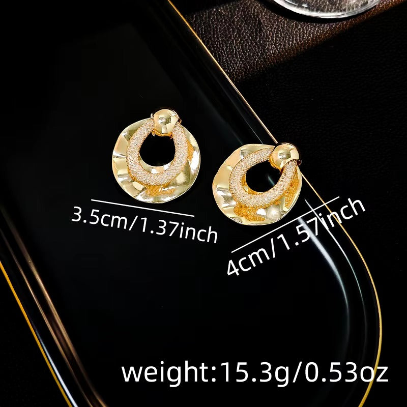 ND-3003 - Luxury Foiled Gold - Earring