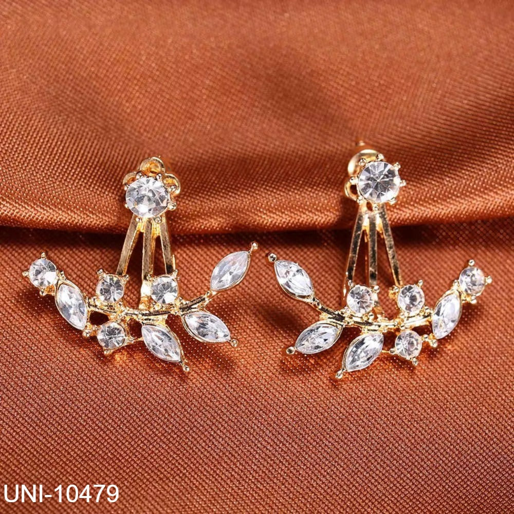 UNI-10479 - Gold Leaf - Earring