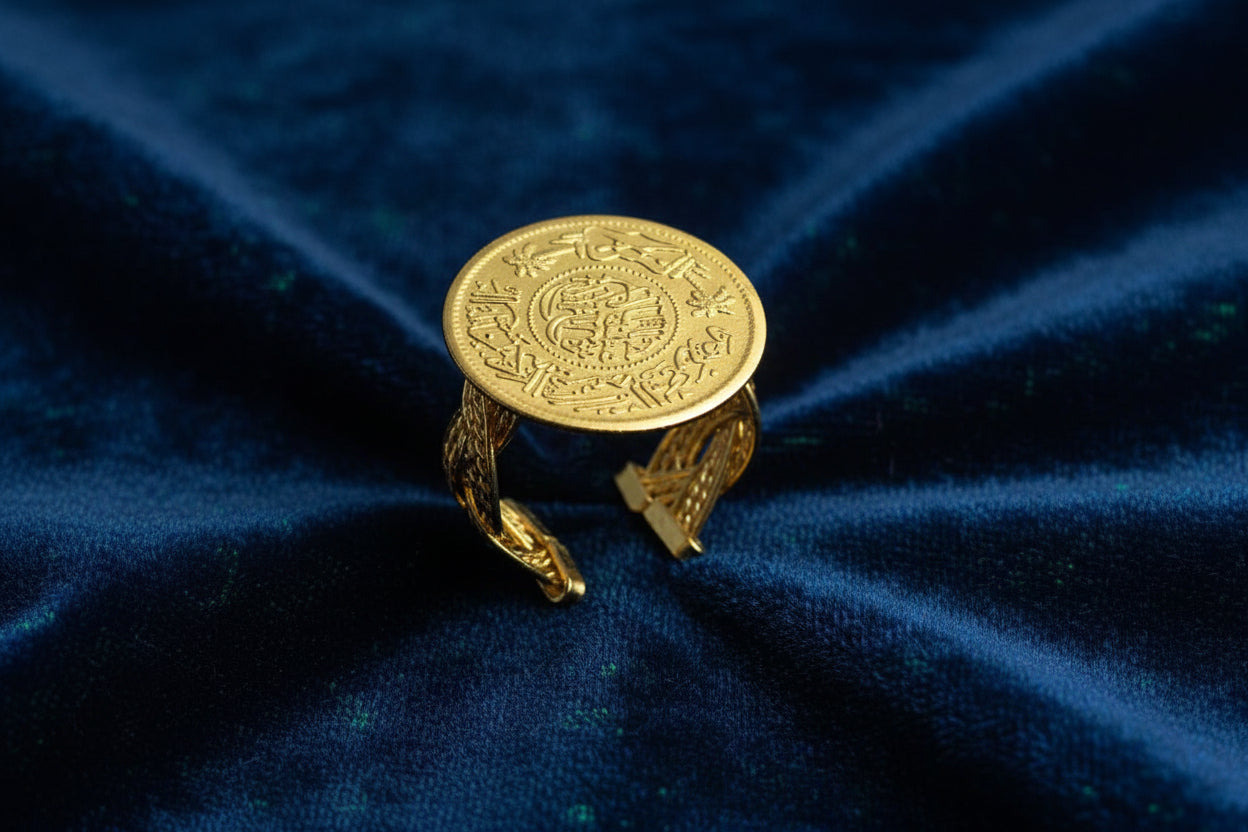 R-102 - Gold Coin - Ring