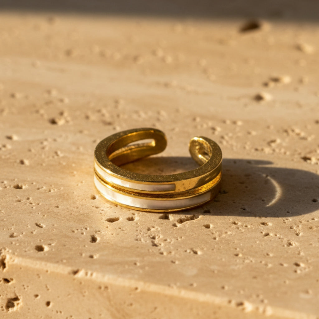 UNI-11967 - Fancy Enameled Gold - Ring