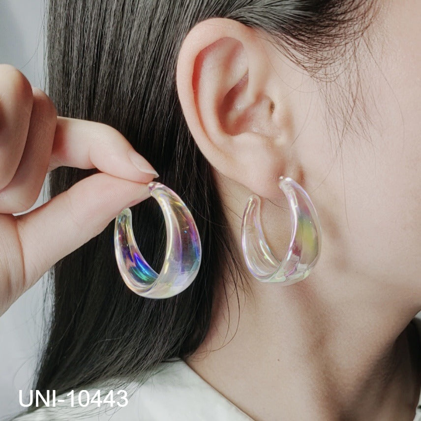 UNI-10443 - Acrylic Multi Hoop - Earring