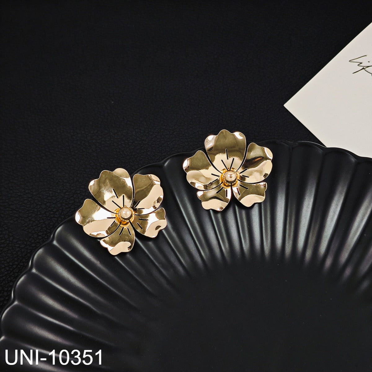UNI-10351 - Foiled Gold Series - Earring Style 6