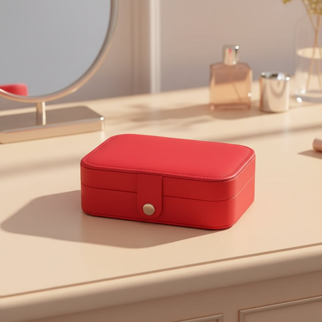 JJ - 11023 - Red Large - Jewelry Box