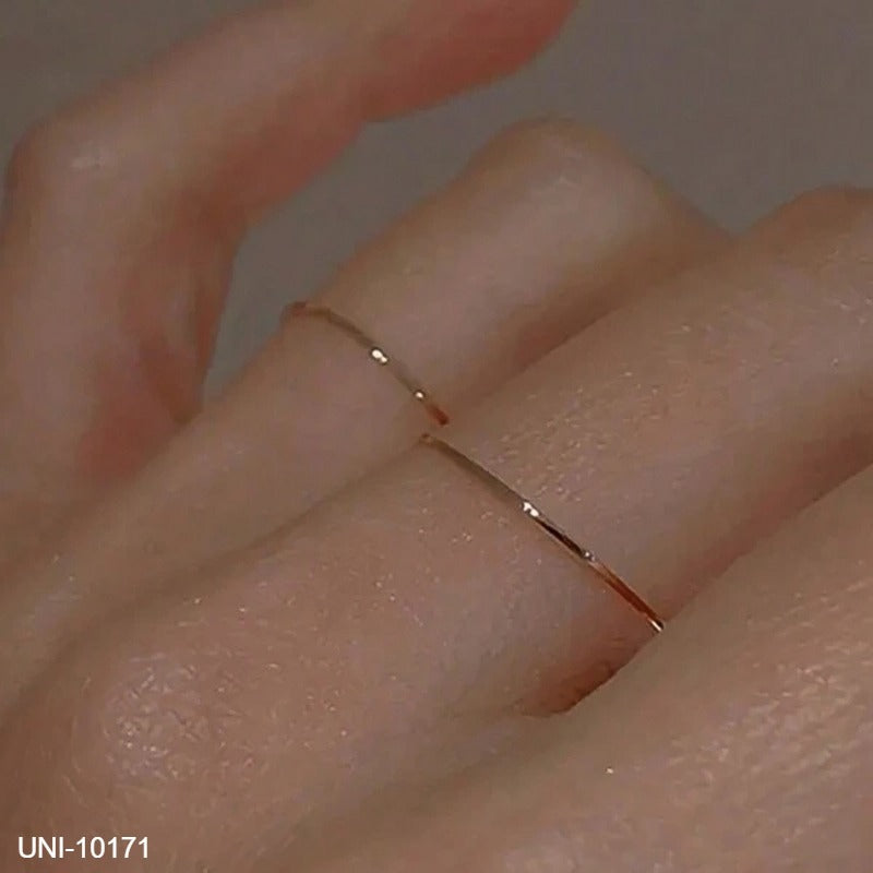UNI-10171- Simple Gold Foil - Ring Set of 2