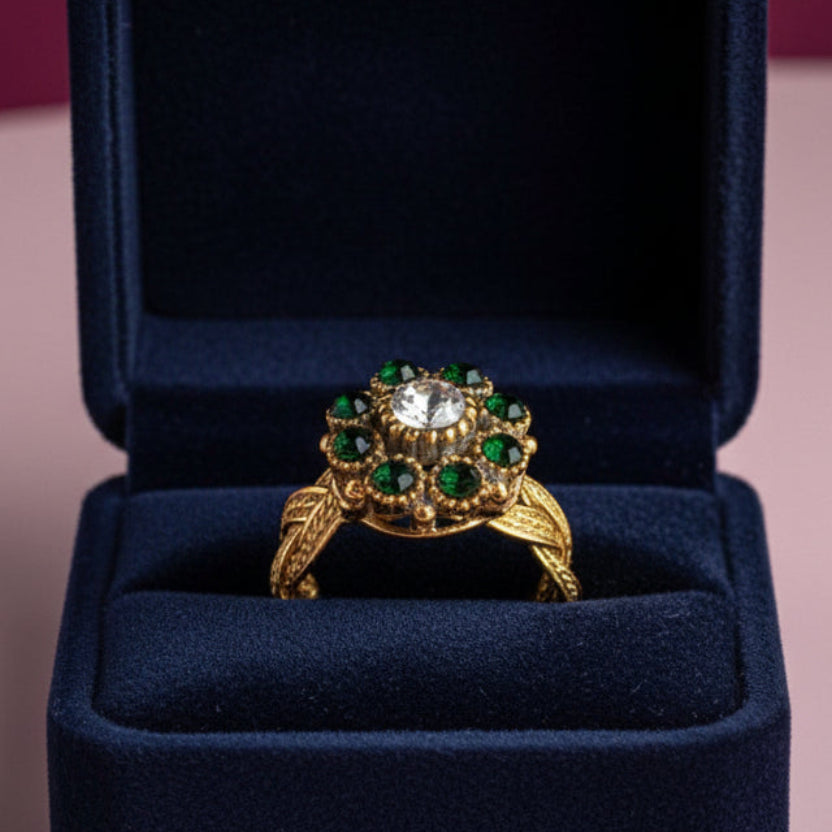 R-107 - Diamonds Gold - Ring Style 3