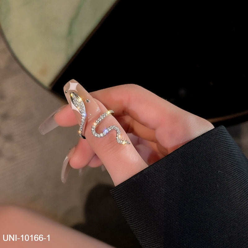UNI-10166-1 - Blinky Snake Diamond - Ring