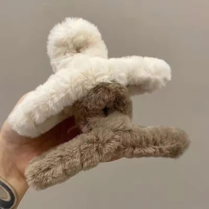 HC-118 - Chocolate Colors Fluffy - Hair Claw