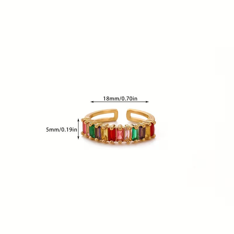 SS-12558 - Multi Gem Series - Ring Style 13