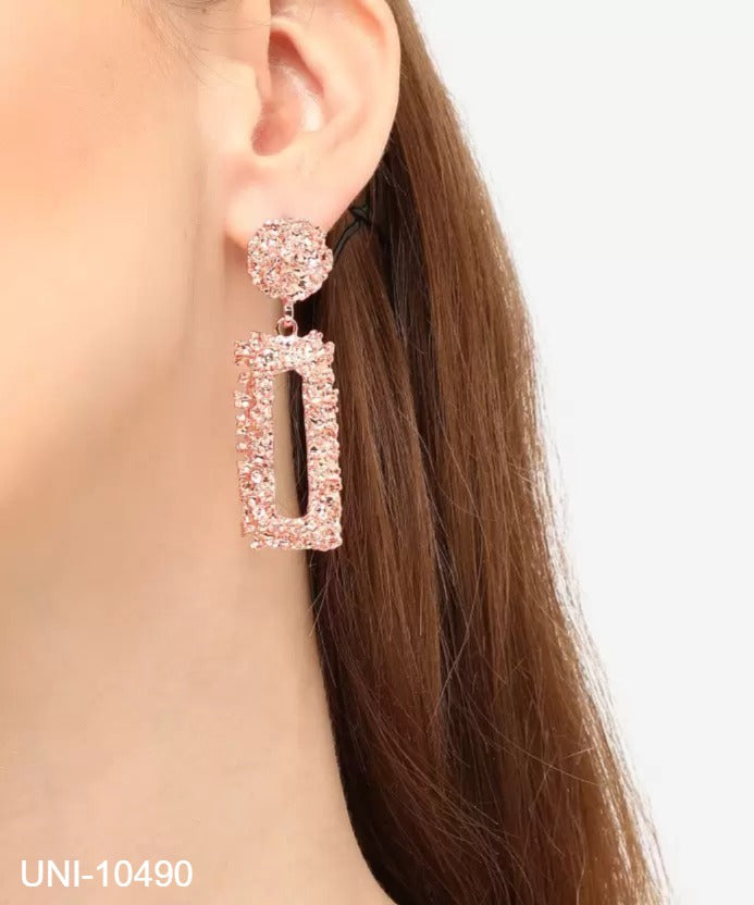 UNI-10490 - Rose Gold Plated - Earring