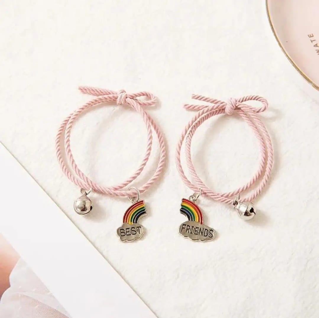 UNI-12146 - Best Friends Rainbow Pink - Bracelet Set