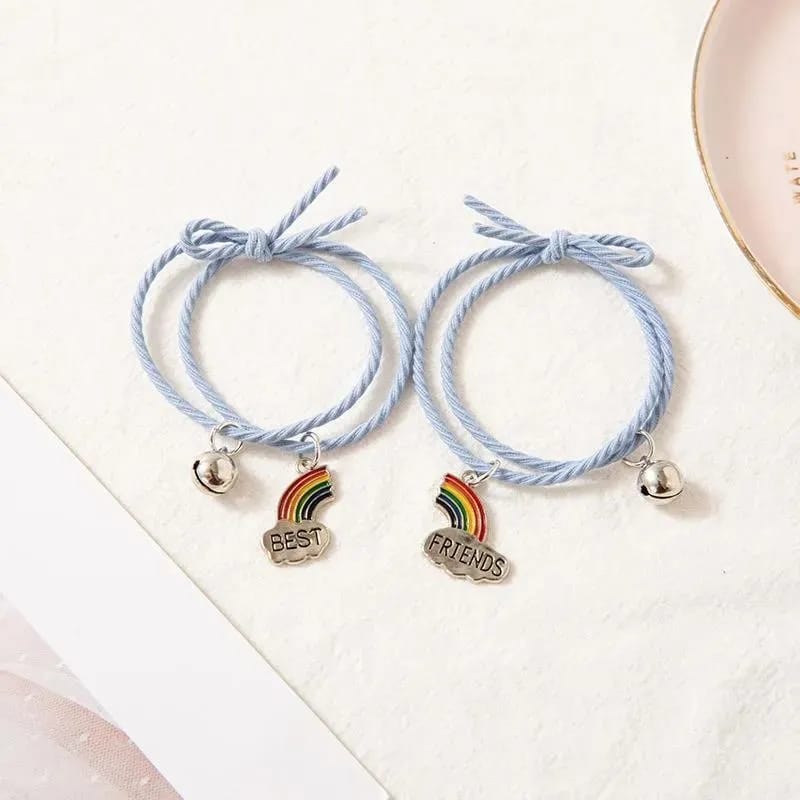 UNI-12147 - Best Friends Rainbow Blue - Bracelet Set
