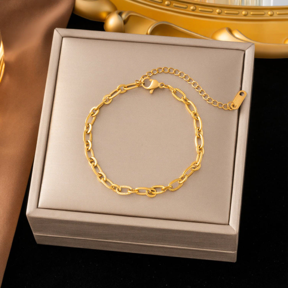 SS-12528 - Luxury Gold Chain - Bracelet
