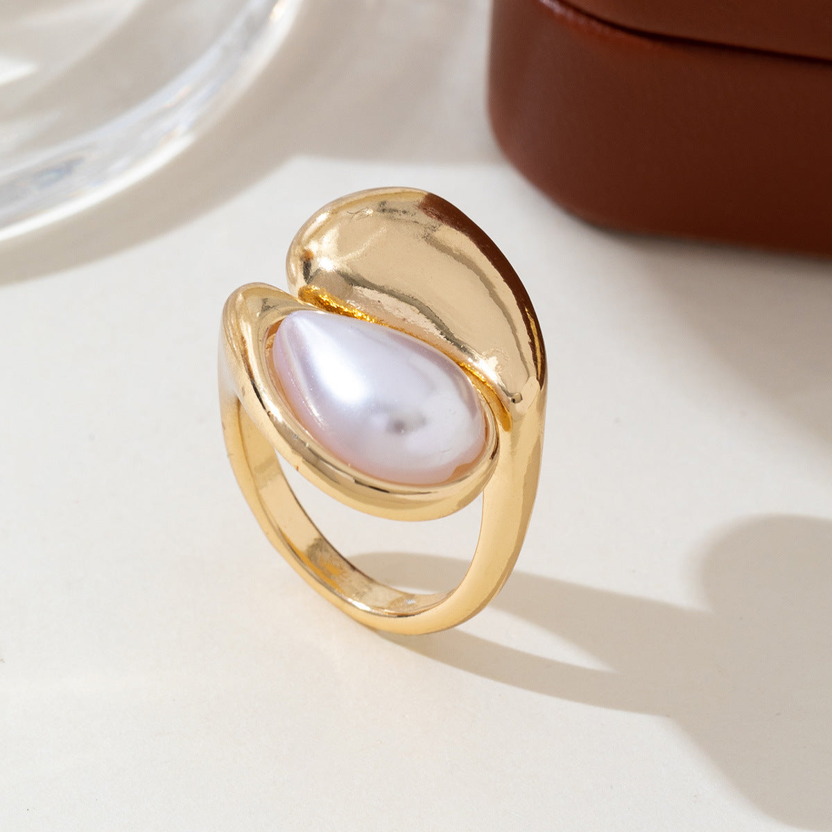 UNI-12697 - Pearly Gold Foil Series - Ring Style 3