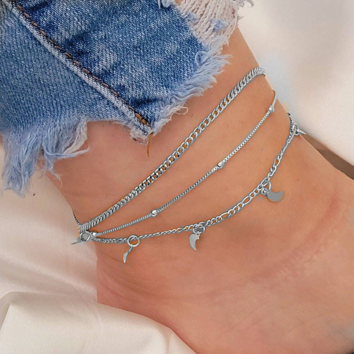 Chain Anklet Ankle Bracelet Mr Price Heart Mr Price Necklace Como