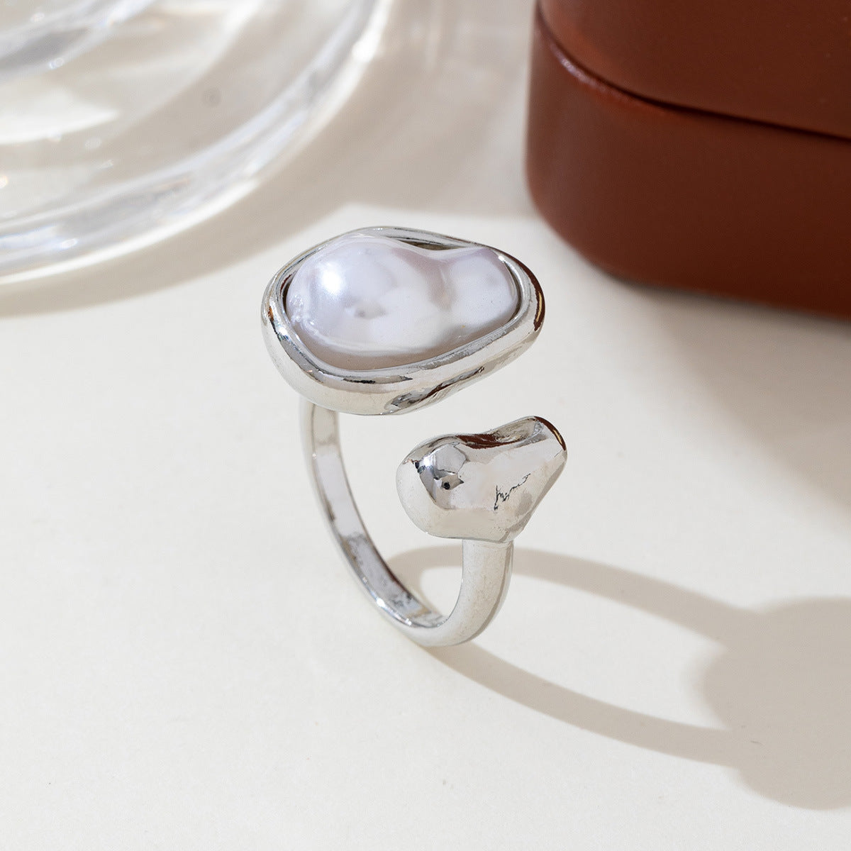 UNI-12700 - Pearly Silver Foil Series - Ring Style 2