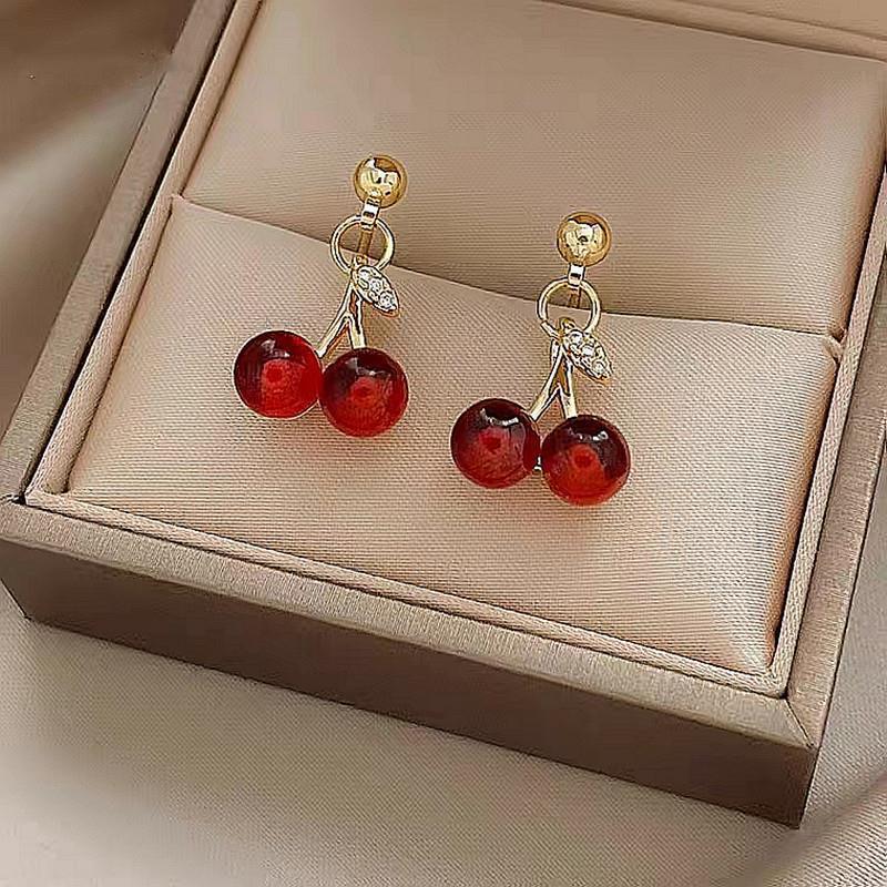 UNI-11245 - Cherry Gold - Earring