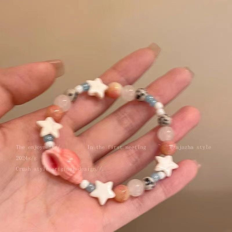 UNI-12317 - Sea Shell & Star Fish - Bracelet Style 1
