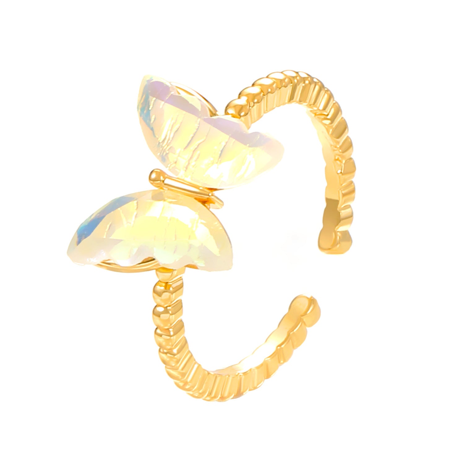 UNI-10961 - Shiny Butterfly Gold - Ring