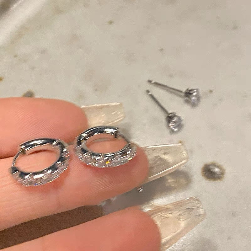 UNI-11327 - Diamond Silver - Earring Ser