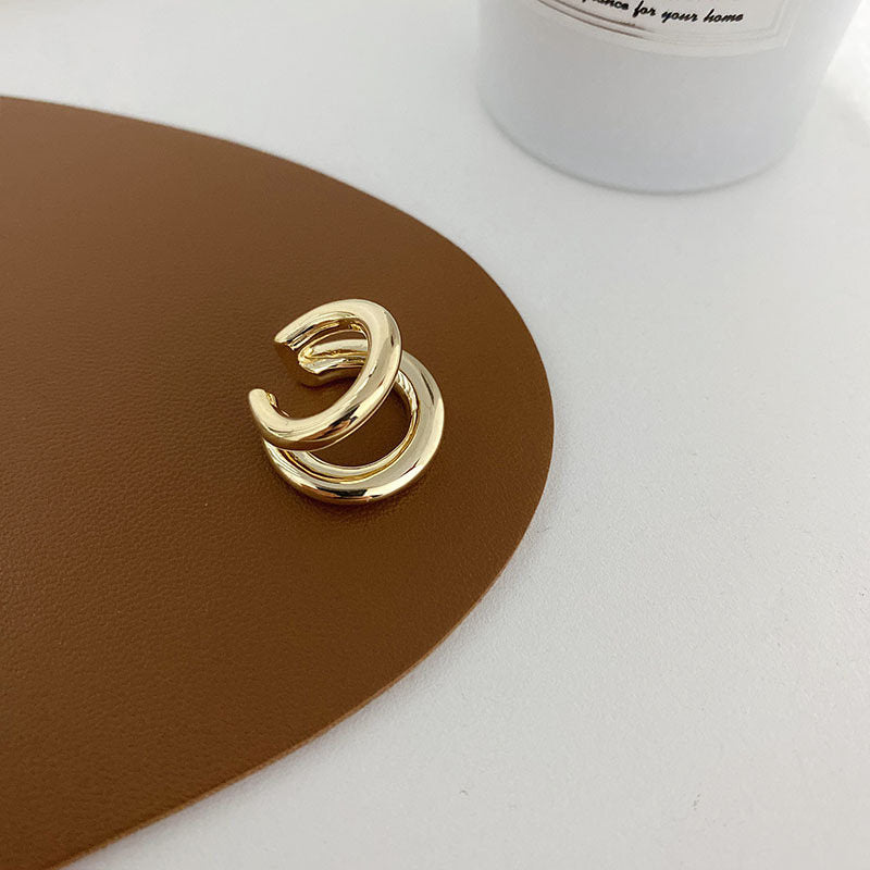 UNI-11323 - Hoop Gold Ear Cuff - Earring