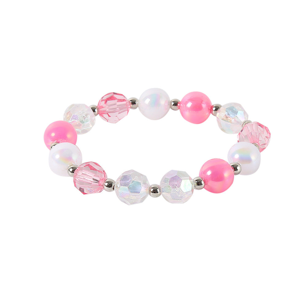 UNI-12445 - Crystal Pastel Beads - Bracelet