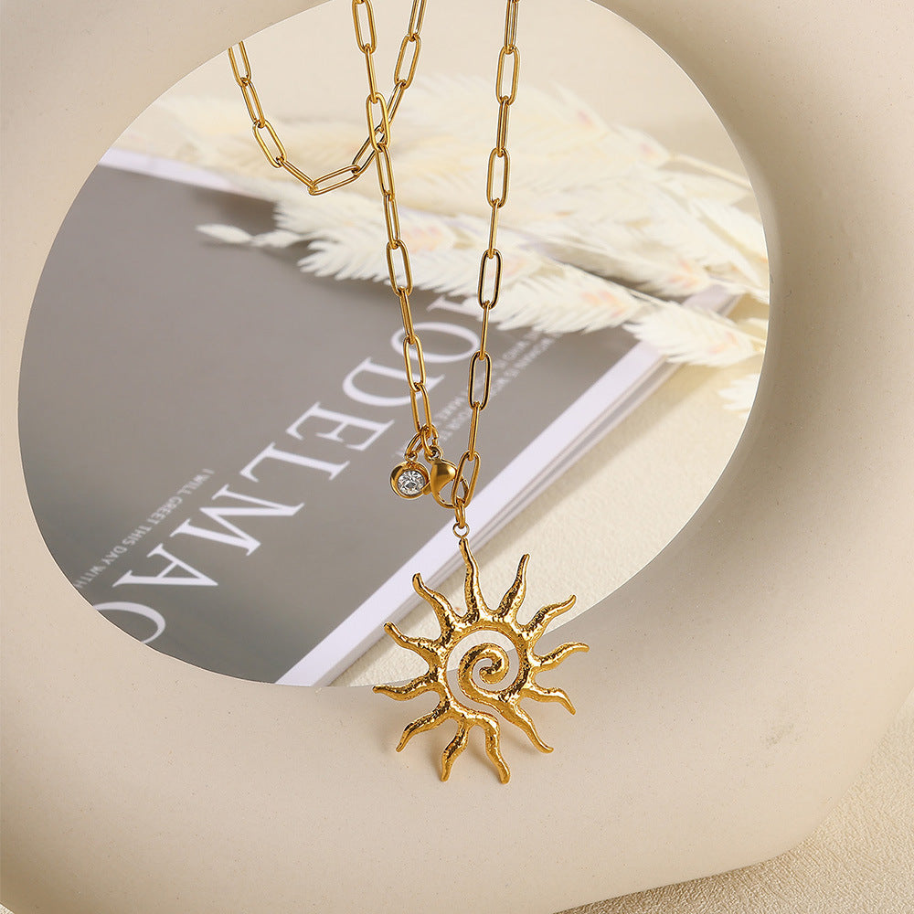 SS-12539 - Luxury Sun - Necklace