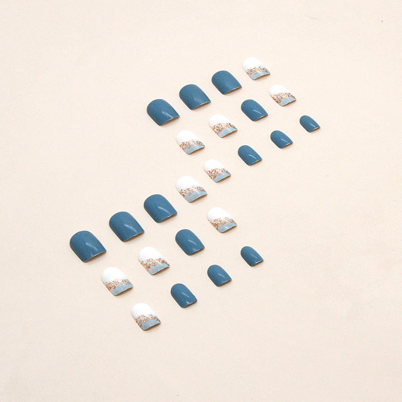 N-310 - Dream Sty - Print Press On Nail Set Of 24 - Free 24 Pcs Sticker Sheet Included