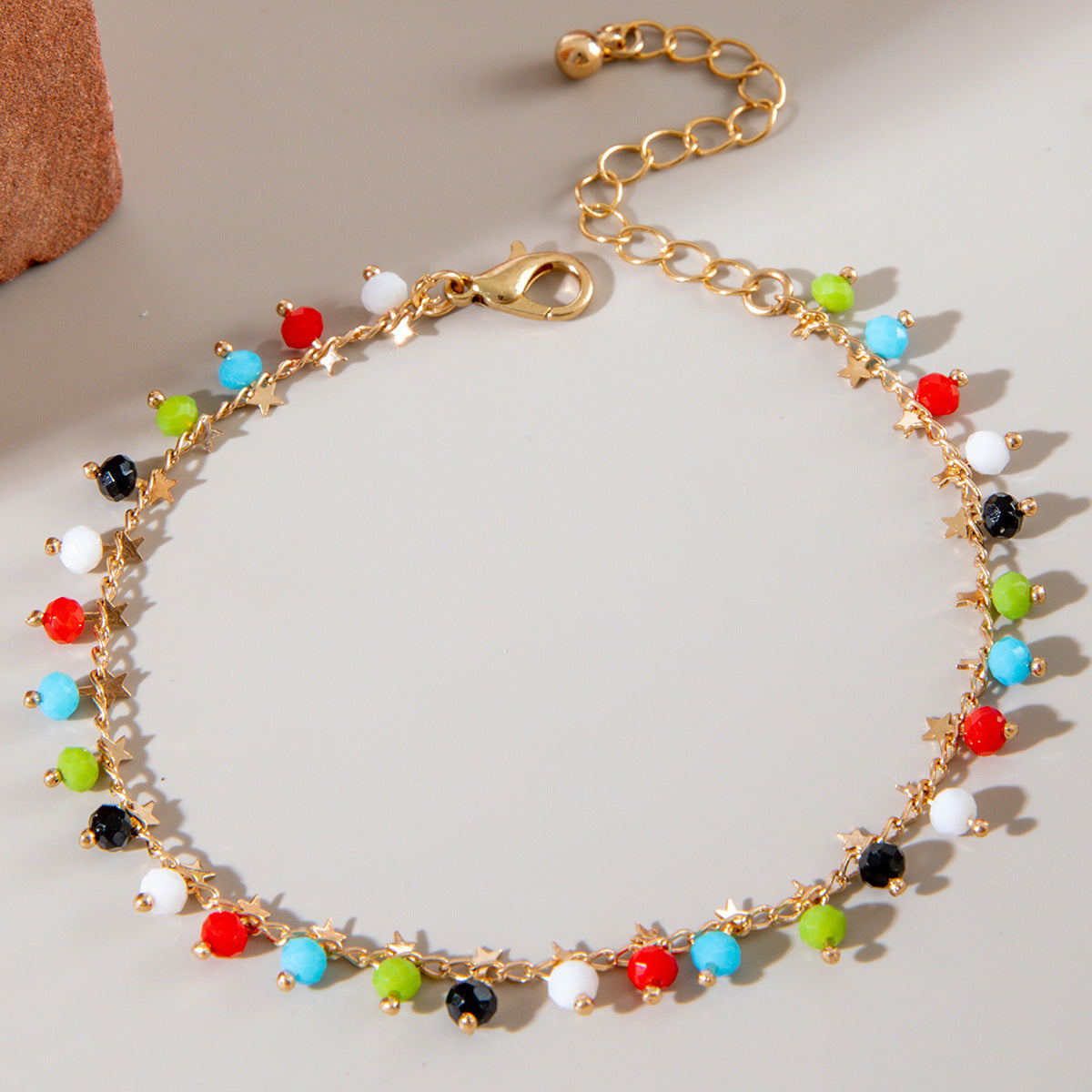 UNI-10783 - Multi Beads Gold - Bracelet