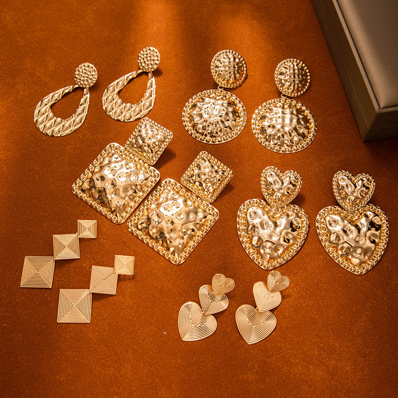 UNI-10341 - Luxury Gold Foil - Earring Style 4