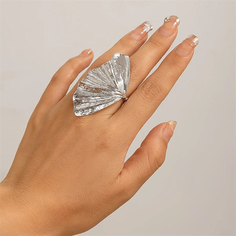 UNI-12372 - Silver Butterfly - Ring