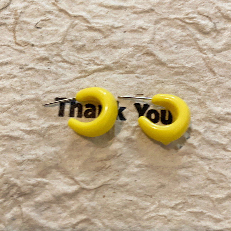 UNI- 11550 - Chunky Yellow - Earring