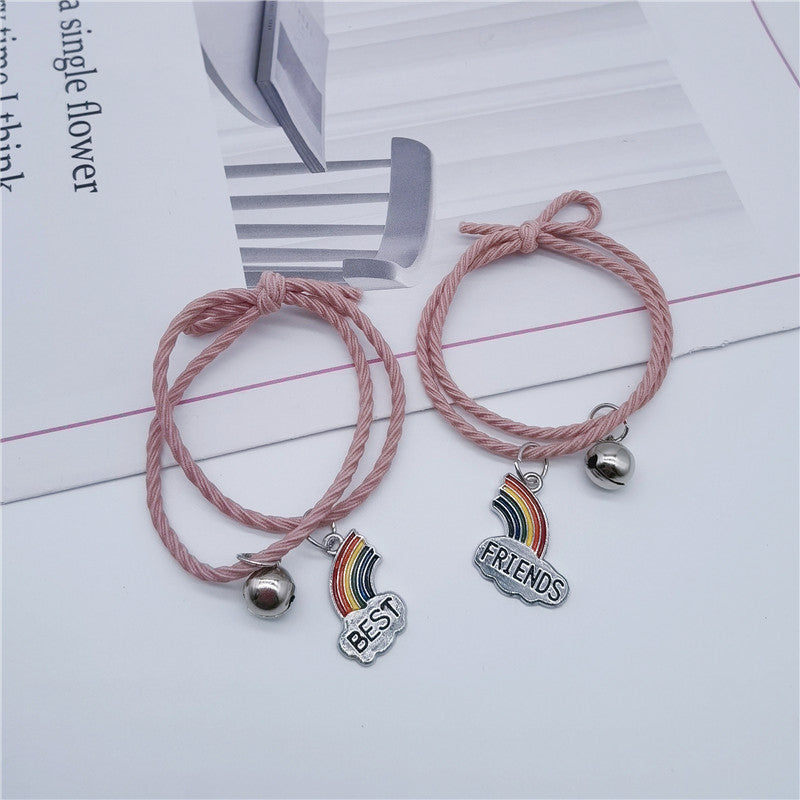 UNI-12146 - Best Friends Rainbow Pink - Bracelet Set