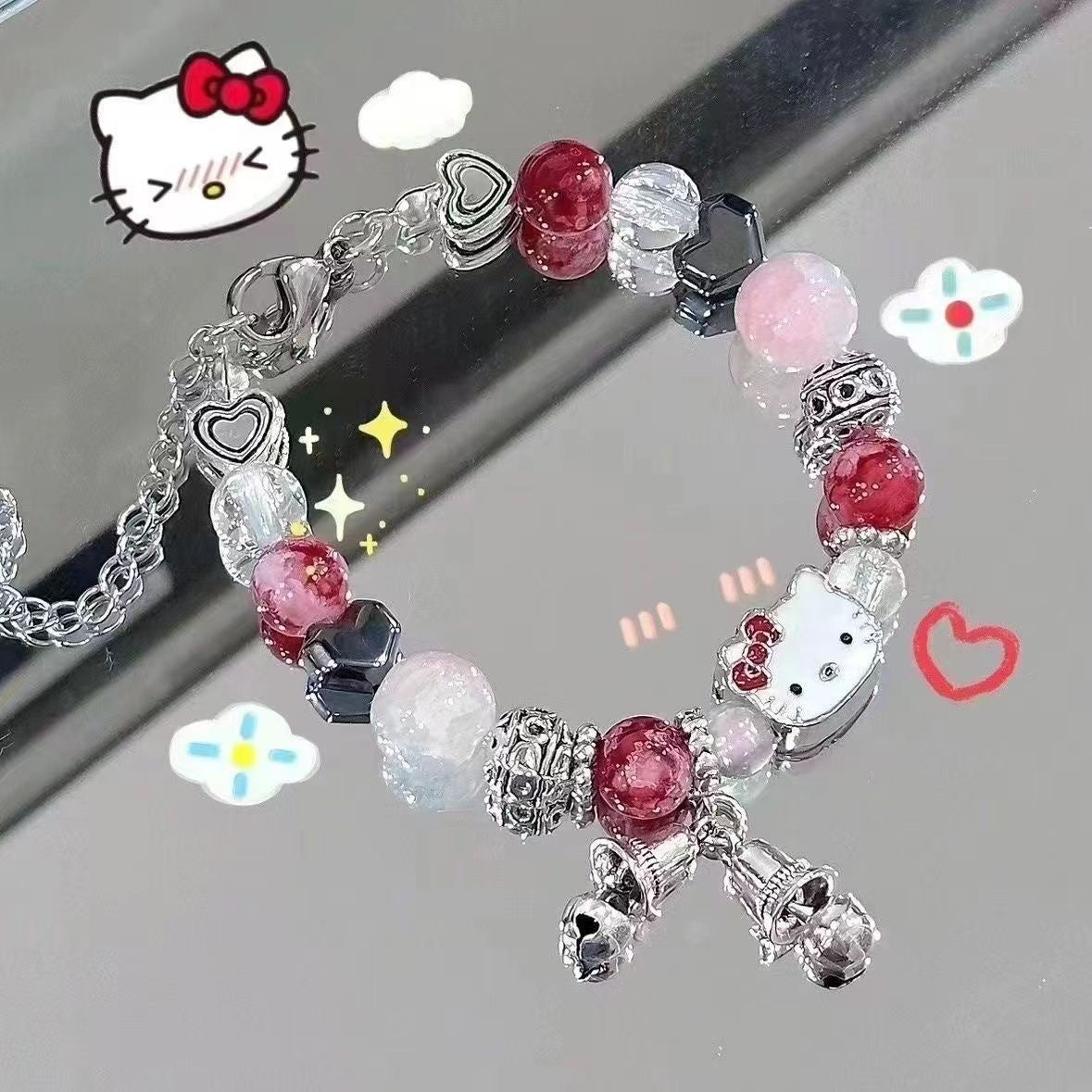 UNI-12330 - Hello Kitty Beaded - Bracelet