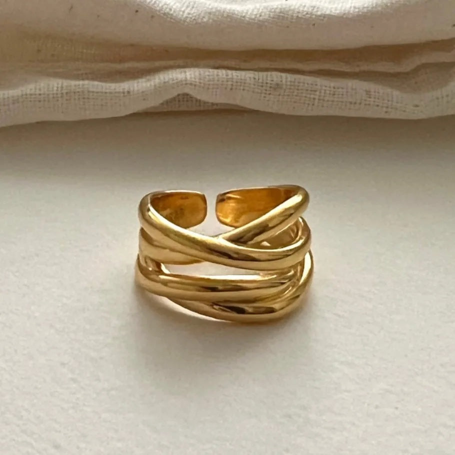 UNI-12624 - Chunky Foiled Gold - Ring