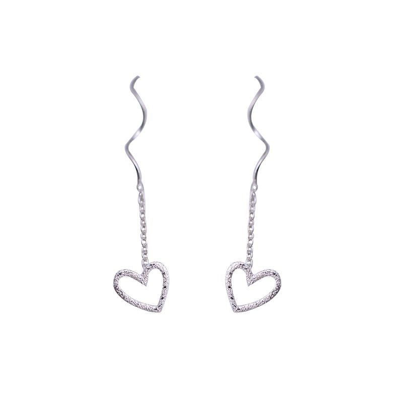 UNI-11902- Dangling Heart - Earring