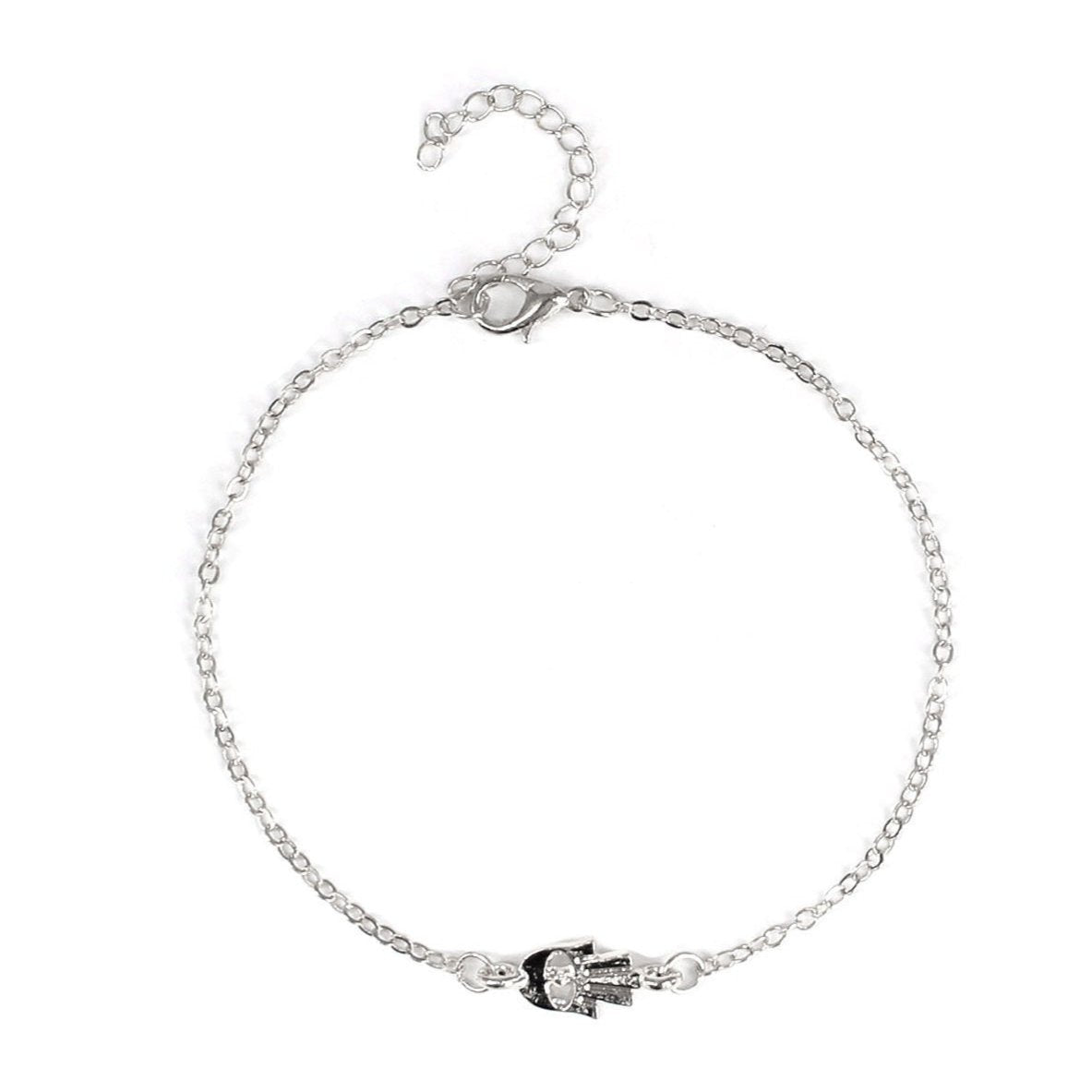 UNI-10697 - Cute Girl Silver - Anklet