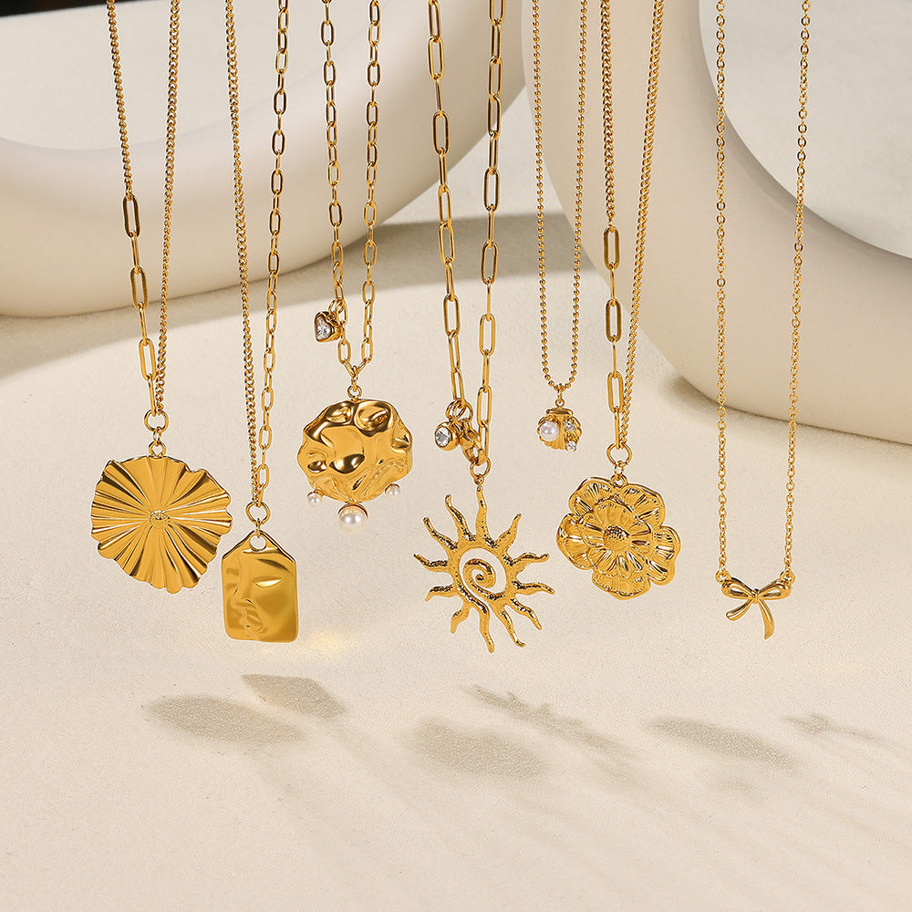 SS-12541- Gold Crab - Necklace