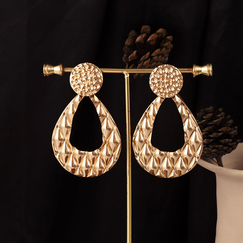 UNI-10341 - Luxury Gold Foil - Earring Style 4