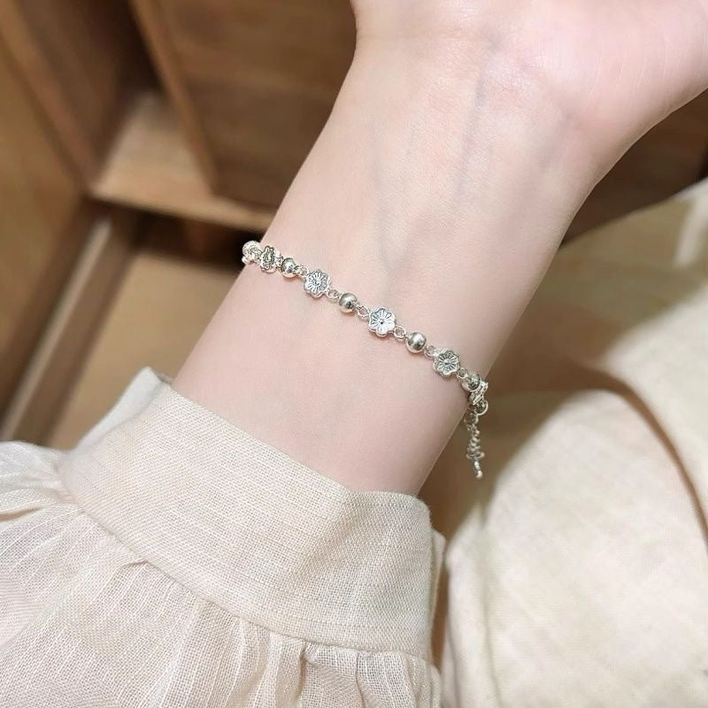 UNI-12315 - Mini Flower Silver - Bracelet