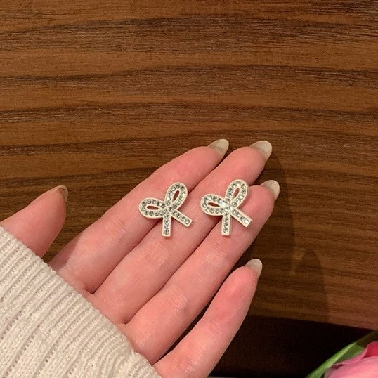 UNI-12229 - Mini Bow Gold - Earring