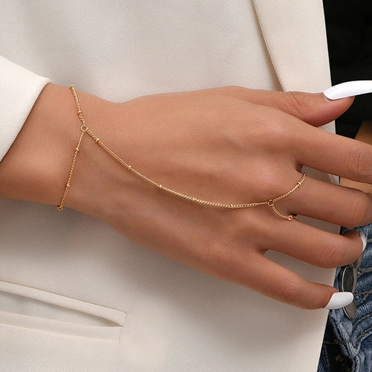 SS-12176 - Gold Chain - Hand Chain