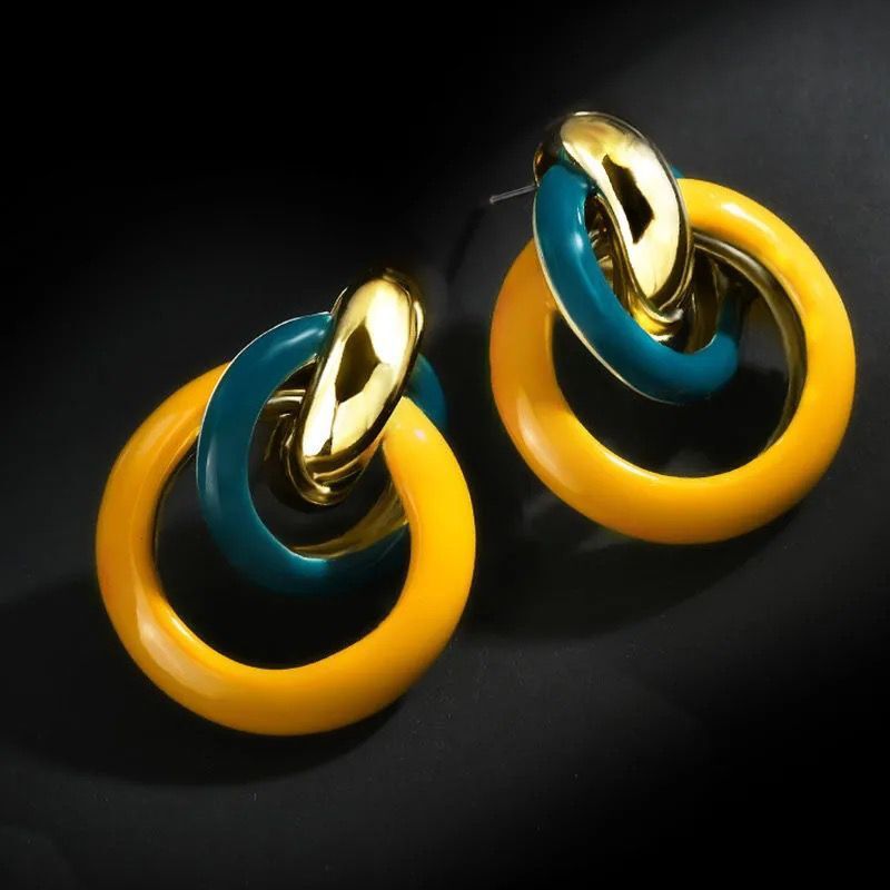 UNI-12248 - Funky Colored - Earring