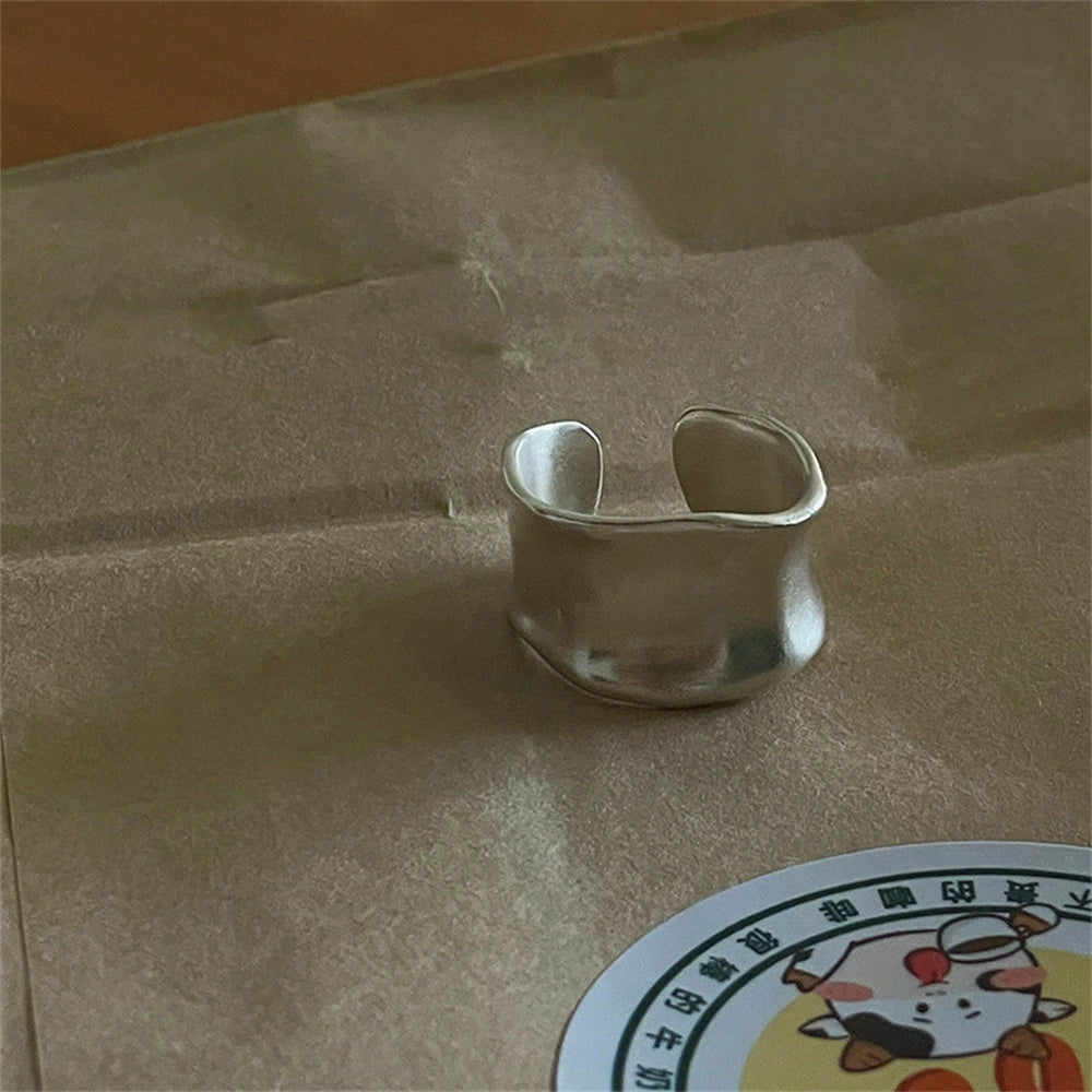 UNI-12632 - Silver Geometric - Ring