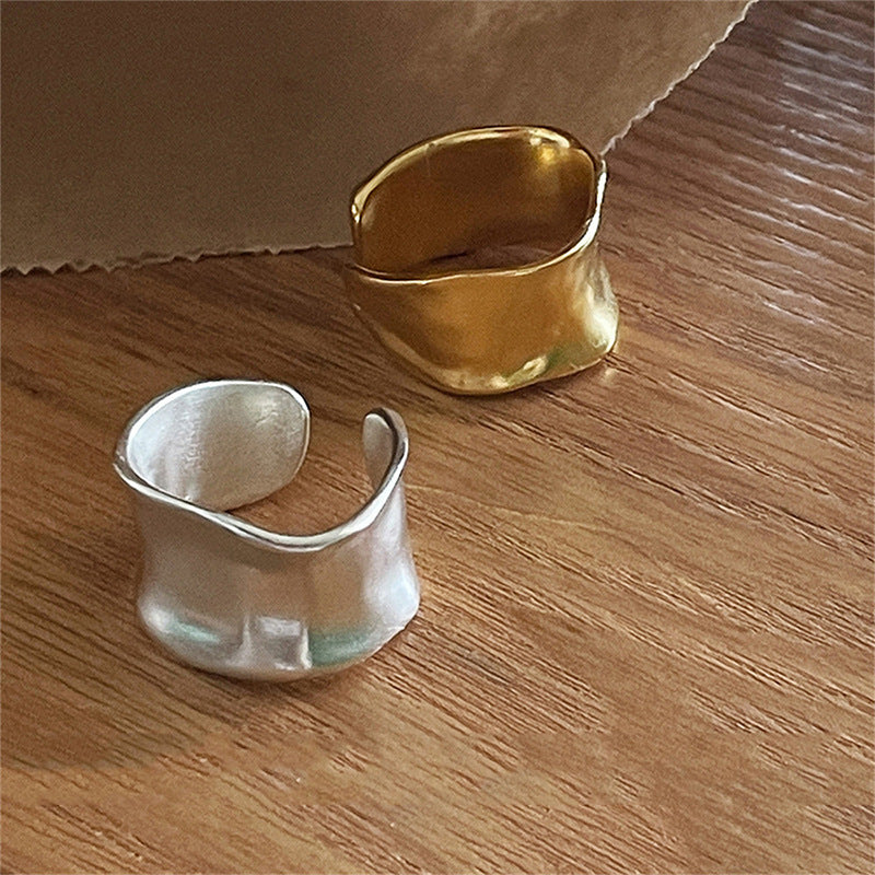 UNI-12631 - Gold Geometric - Ring