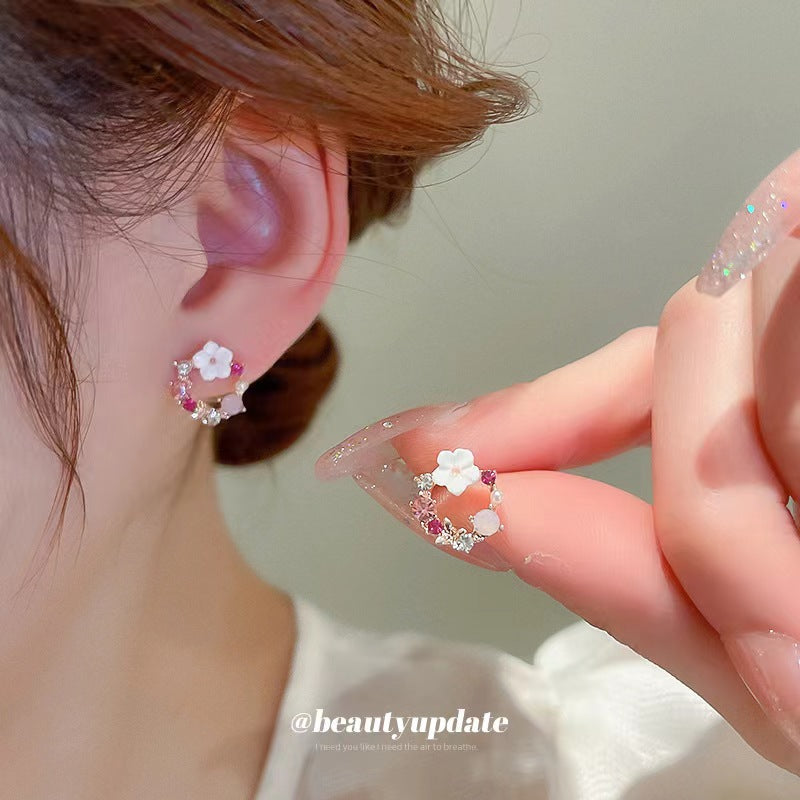 UNI-12141 - Wreath Flower - Earring