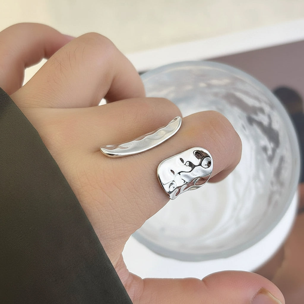 UNI-12684- Luxury Silver Foil - Ring