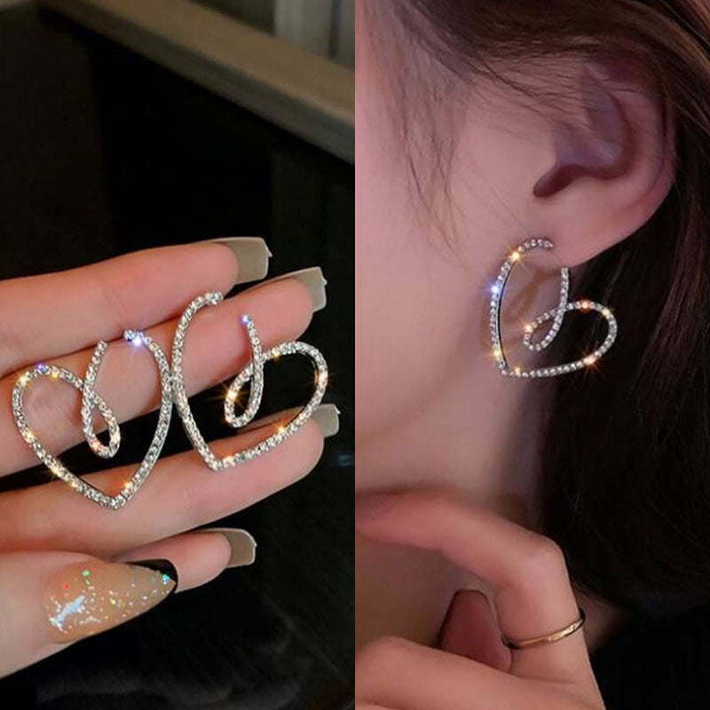 UNI-11331 - Diamond Heart - Earring