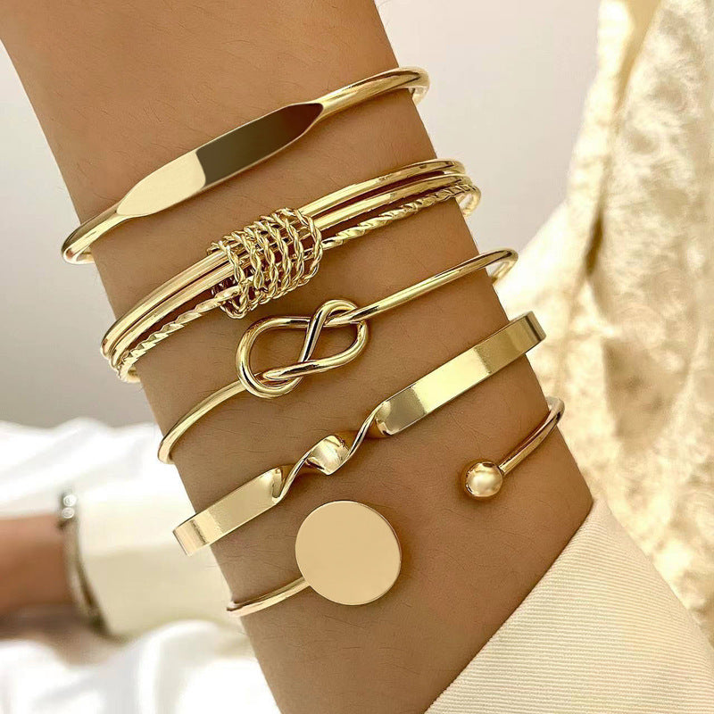 UNI-10164-2 - Gold Foil - Bracelet Set Of 5